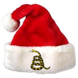 Dont Tread On Me Gadsden Flag Rattlesnake Premium Christmas Santa Hat