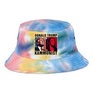 Donald Trump Or Kammunist 2024 President Election Tie Dye Newport Bucket Hat