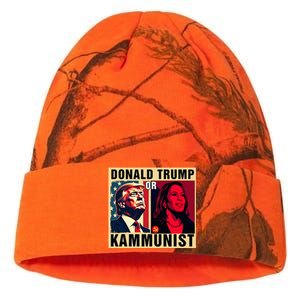 Donald Trump Or Kammunist 2024 President Election Kati Licensed 12" Camo Beanie