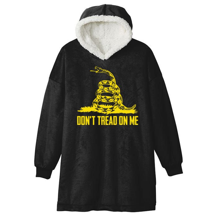 Dont Tread On Me Gadsden Flag Hooded Wearable Blanket