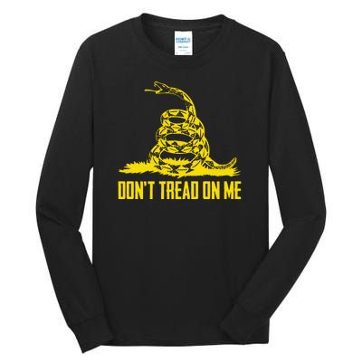 Dont Tread On Me Gadsden Flag Tall Long Sleeve T-Shirt