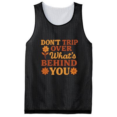 Don't Trip Over What's Behind You Mesh Reversible Basketball Jersey Tank