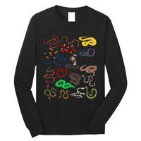 Different Types of Snakes Snake funny  Long Sleeve Shirt