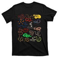 Different Types of Snakes Snake funny  T-Shirt