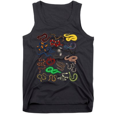 Different Types of Snakes Snake funny  Tank Top