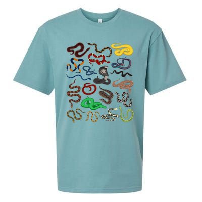 Different Types of Snakes Snake funny  Sueded Cloud Jersey T-Shirt