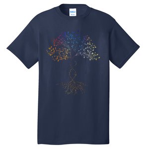 DNA Tree Of Life Science Earth Day Genetics Biologist Tall T-Shirt