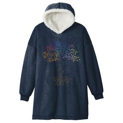 DNA Tree Of Life Science Earth Day Genetics Biologist Hooded Wearable Blanket