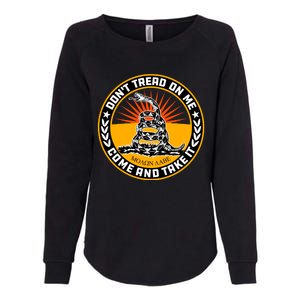 Dont Tread On Me Gadsden Flag Womens California Wash Sweatshirt