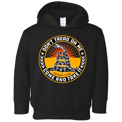 Dont Tread On Me Gadsden Flag Toddler Hoodie