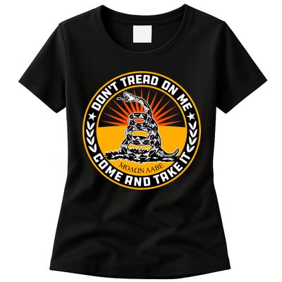 Dont Tread On Me Gadsden Flag Womens T-Shirt