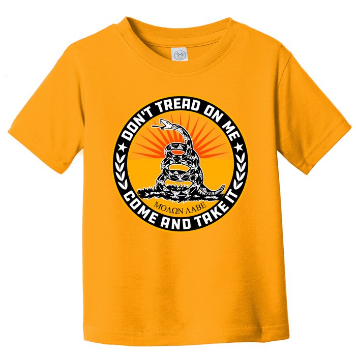 Dont Tread On Me Gadsden Flag Toddler T-Shirt