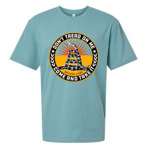 Dont Tread On Me Gadsden Flag Sueded Cloud Jersey T-Shirt