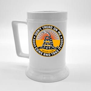 Dont Tread On Me Gadsden Flag Beer Stein