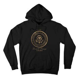 Donald Trump Official Gold Seal 47th President Hoodie