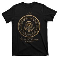 Donald Trump Official Gold Seal 47th President T-Shirt