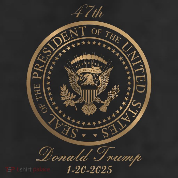 Donald Trump Official Gold Seal 47th President Beanie