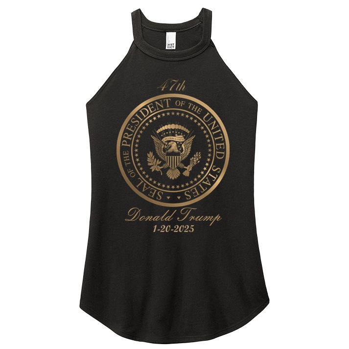 Donald Trump Official Gold Seal 47th President Women's Perfect Tri Rocker Tank