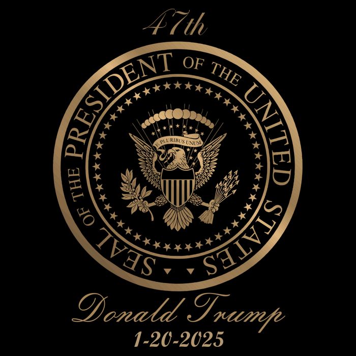 Donald Trump Official Gold Seal 47th President Women's V-Neck T-Shirt