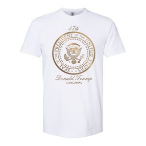 Donald Trump Official Gold Seal 47th President Softstyle CVC T-Shirt