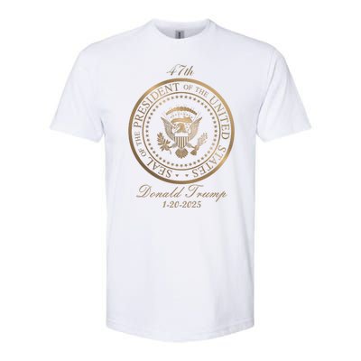 Donald Trump Official Gold Seal 47th President Softstyle® CVC T-Shirt