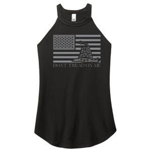 Dont Tread On Me Gadsden Snake Us Flag Women's Perfect Tri Rocker Tank