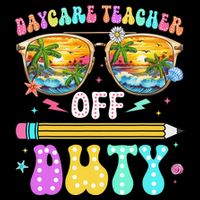 Daycare Teacher Off Duty Last Day Of School Summer Break Impact Tech Backpack