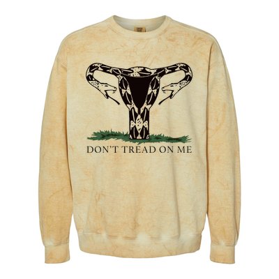 Don’T Tread On Me Uterus Colorblast Crewneck Sweatshirt