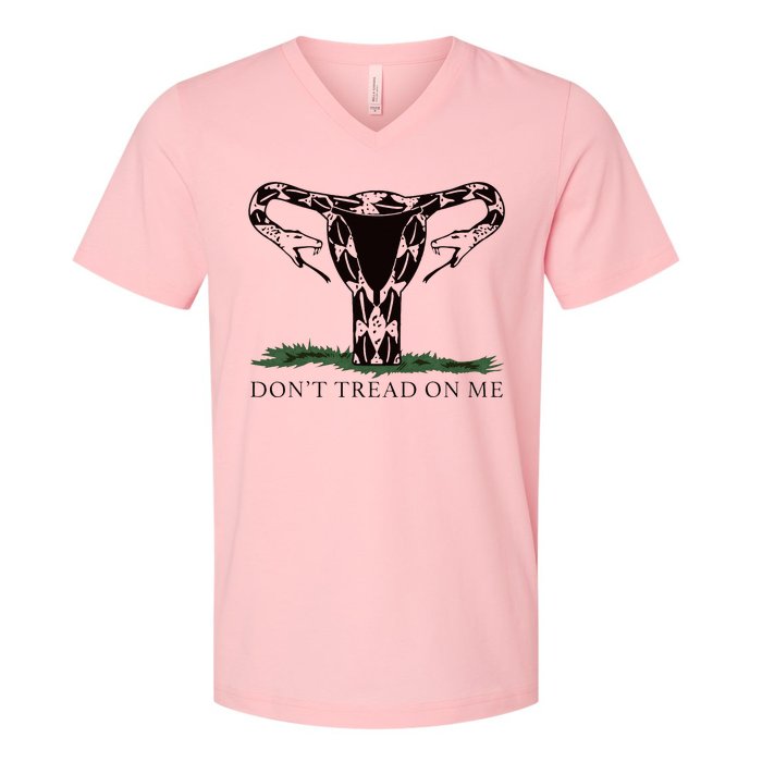 Don’T Tread On Me Uterus V-Neck T-Shirt