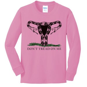 Don’T Tread On Me Uterus Kids Long Sleeve Shirt