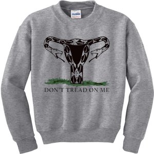 Don’T Tread On Me Uterus Kids Sweatshirt