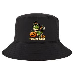 Dinosaur Thanksgiving Outfit Fall Kids Turkey Cool Comfort Performance Bucket Hat