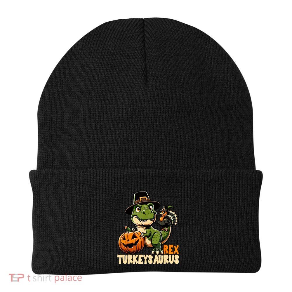 Dinosaur Thanksgiving Outfit Fall Kids Turkey Beanie