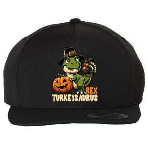 Dinosaur Thanksgiving Outfit Fall Kids Turkey Wool Snapback Cap