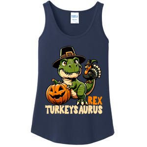 Dinosaur Thanksgiving Outfit Fall Kids Turkey Ladies Essential Tank