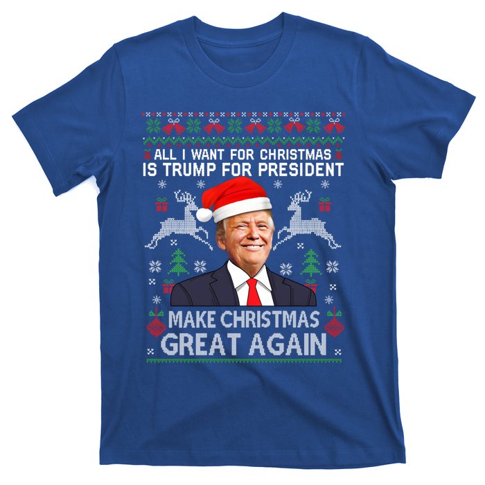 Donald Trump President Make Christmas Great Again Xmas Ugly Gift T-Shirt