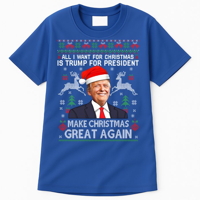 Donald Trump President Make Christmas Great Again Xmas Ugly Gift Tall T-Shirt