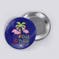 Deck The Palms Flamingo Christmas Vacation Family Great Gift Button