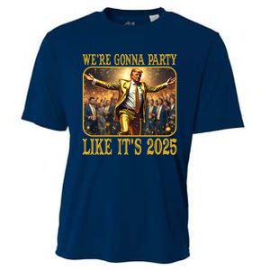 Donald Trump Party Like Its 2025 Cooling Performance Crew T-Shirt