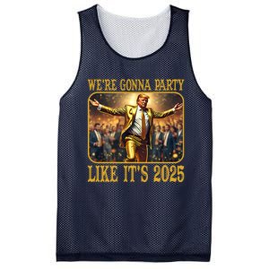 Donald Trump Party Like Its 2025 Mesh Reversible Basketball Jersey Tank