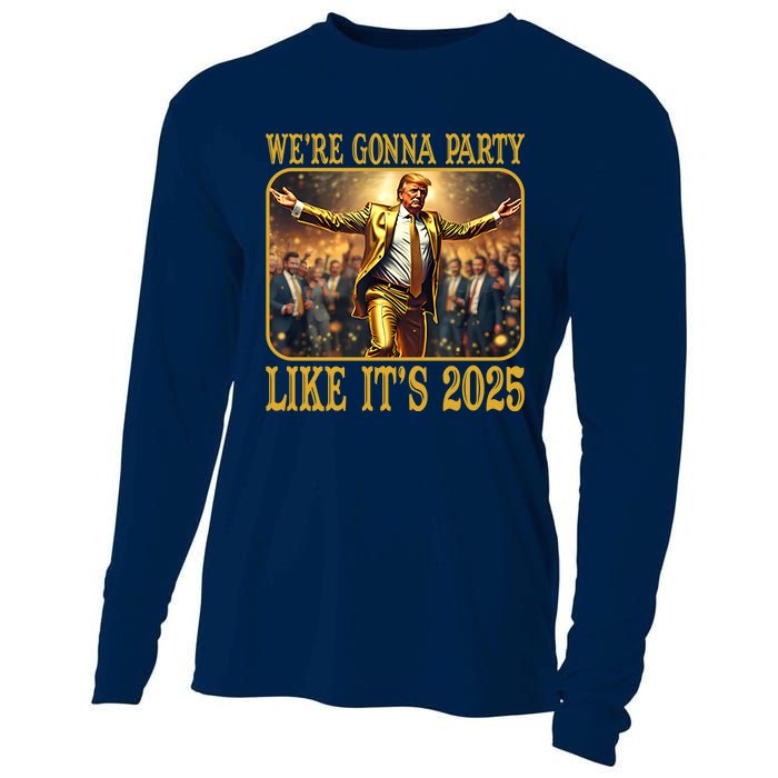 Donald Trump Party Like Its 2025 Cooling Performance Long Sleeve Crew