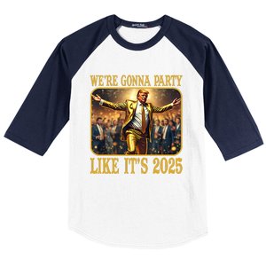 Donald Trump Party Like Its 2025 Baseball Sleeve Shirt