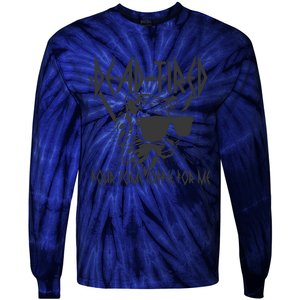 Dead Tired Pour Some Coffee For Me Tie-Dye Long Sleeve Shirt