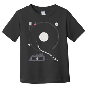 Dj Turntable Playing Vinyl Record Photo Toddler T-Shirt