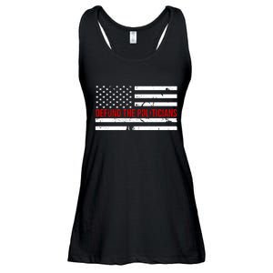 Defund The Politicians American Flag Ladies Essential Flowy Tank