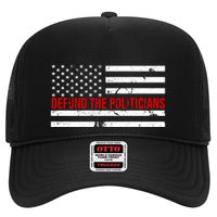 Defund The Politicians American Flag Trucker Hat