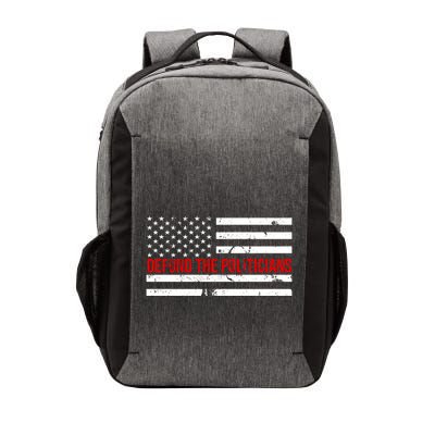 Defund The Politicians American Flag Vector Backpack