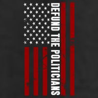 Defund The Politicians US Flag Adult Drive Performance Visor