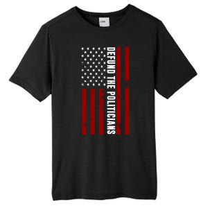 Defund The Politicians US Flag Tall Fusion ChromaSoft Performance T-Shirt