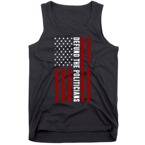 Defund The Politicians US Flag Tank Top